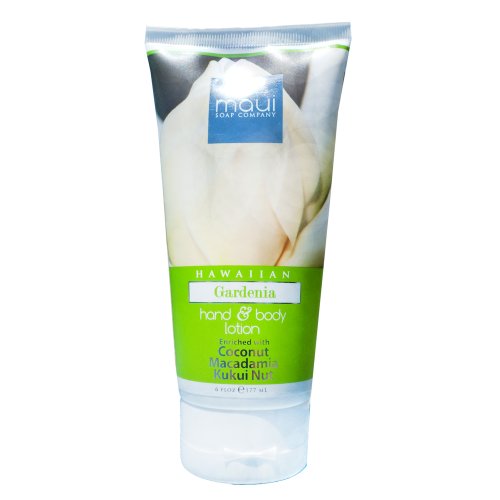 Gardenia Hawaiian Hand & Body Lotion Enriched with Oils of Coconut, Macadamia Nut & Kukui Nut.
