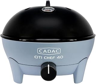 Cadac Sky Blue Citi Chef 40 Table Top Portable Gas BBQ