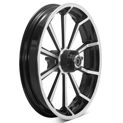 TOFR 21"x 3.5" Front Wheel Rim Dual Discs Tubeless For Harley Touring Road King FLHR FLHRS FLHRC Street Glide FLHX FLHXS Road Glide FLTR FLTRXS Electra Glide FLHT Ultra Limited FLHTK 2009-2023 by TOFR - Image 2