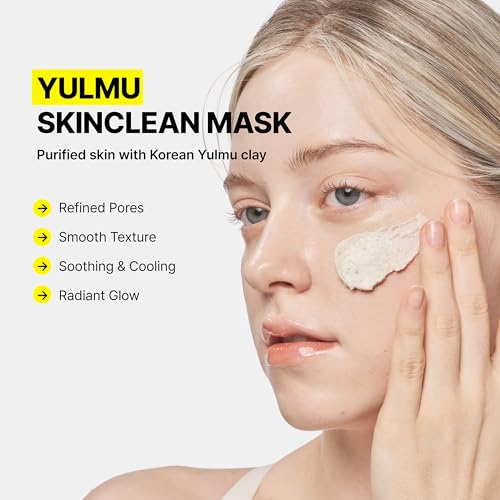 RETURNITY Yulmu Skinclean Mask, Gentle Exfoliating Wash-off Face Mask with Coix seed Extract for Pores and Uneven Skin, 120g Korean Skincare