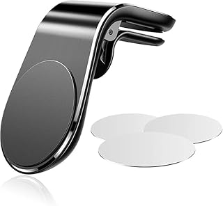 Universal Creative Car Magnetic Phone Holder with Air Grille - Black - sacar