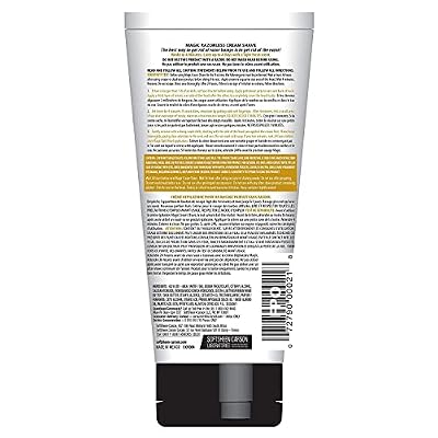 Magic Razorless Cream Shave Bald Head 6 Ounce Tube (177ml) (6 Pack)