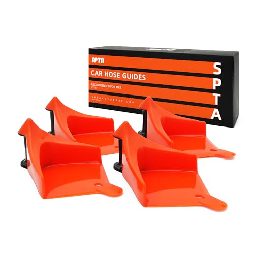 SPTA Car Hose Guide, 4pcs Automatic Plastic Hose Guides, Car