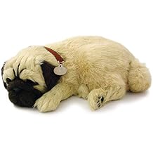Perfect Petzzz Original Petzzz Huggable Pug Puppy, Realistic, Lifelike Stuffed Interactive Pet Toy, Companion Pet Dog with 100% Handcrafted Synthetic Fur