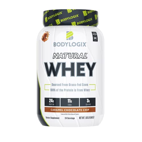 Bodylogix Natural Grass-Fed Whey Protein Powder, Caramel Chocolate Chip, 1.85 Pound Bodylogix Natural Grass-Fed Whey Protein Powder, Caramel Chocolate Chip, 1.85 Pound