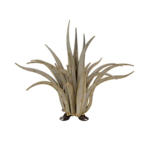 Desert Steel Octopus Agave - Small (36â€W x 32â€H) - Indoor/Outdoor Metal Yard Art & Yard Decor, All Weather