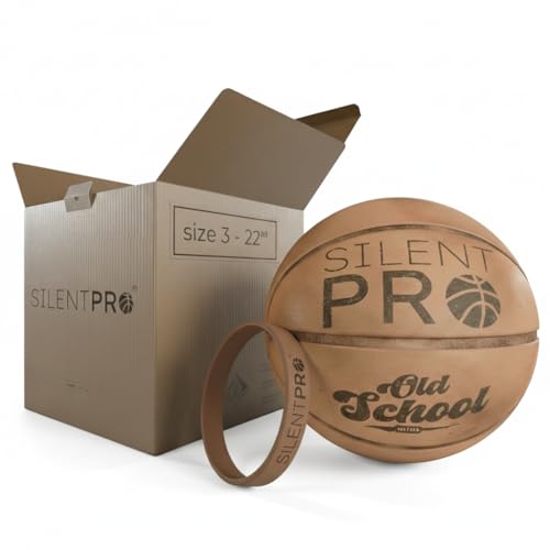 Silent Pro Silent Basketball – Old School Mini Series – Size 3 (22