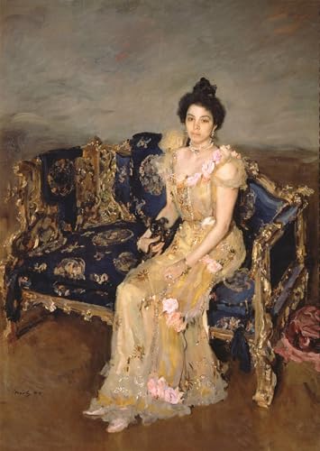 Portrait de Sofia Mikhailovna Botkina Peinture Poster Chic 60x90