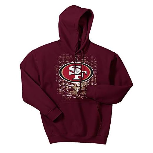 Zubaz Men's Standard Digital Logo Hoodie, Team Color, Medium