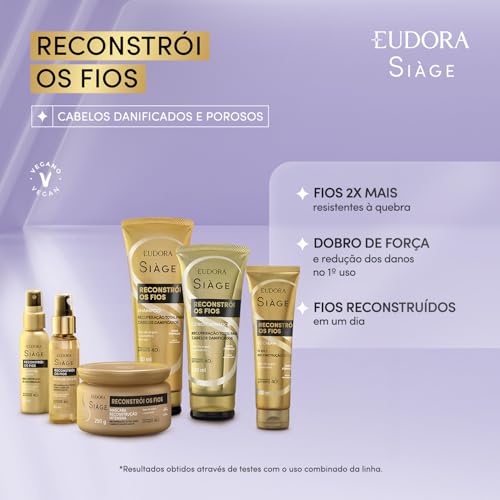 Eudora Cc Cream Siàge Reconstrói os Fios 100ml (Nova Versão)