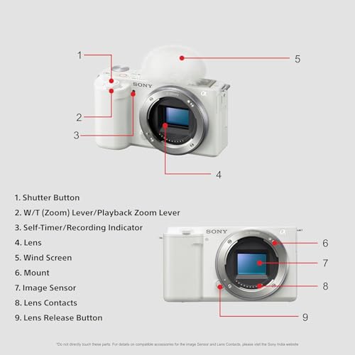 Image of Sony Alpha ZV-E10K (Previously ZV-E10L) with Upgraded SELP1650 (Ver 2) Power Zoom Lens | 24.2 MP Interchangeable-Lens Mirrorless vlog Camera, Made for Creators | APS-C Sensor 4K Movie Recording-White