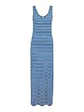 nachhaltiges Maxikleid ONLY Damen ONLMAY Life S/L V-Neck Stripe Dress JRS Kleid, Victoria Blue, XL
