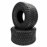 MOTOOS 15x6.00-6 Lawn Mower Turf Tires 15x6x6 Lawn Garden Tractor Golf Cart Tires 4PR Tubeless Pack