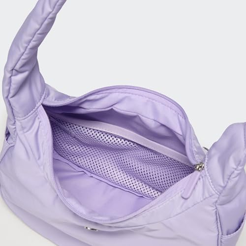 Image of Pander 4L Soft Nylon Crescent Shoulder Bag for Women, Medium Underarm Hobo Purse with Adjustable Strap, Water-Repellent