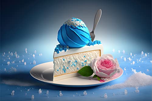 Schlumpf Eispaste Blaue Eispaste Aroma Eis Desserts Pralinen Zum Verfeinern von leckerem Eis Getränke Kuchen Kekse Tortencremes Eiscremes Inhalt 250 g – Bild 5