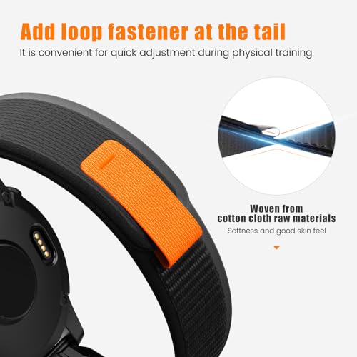 NotoCity for Garmin Feinx 6/6 Pro/5/5 Plus/7/7 Pro Strap, Quickfit 22mm for Garmin Fenix 8/8Pro 47mm, Epix 2 Strap - Image 2