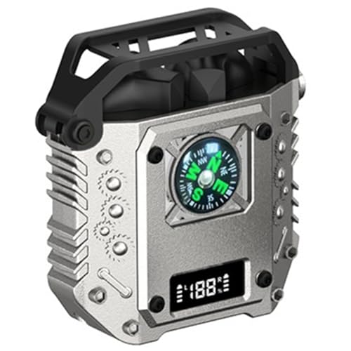 Qweradr Noise Reduction True Wireless Bluetooth Headset TWS Mechanical Style Gaming Headset Low Latency Mecha Headphones