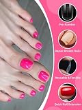 EBANKU 300 sztuk foremek do paznokci z żelu poli do paznokci, długie, kwadratowe, podwójne, do pedicure, wielokrotnego użytku, pełne szablony do przedłużania palców z poliżelu/akrylu, 15 rozmiarów