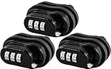 3-Digit Combination Trigger Lock for Pistols, Rifles & Shotguns – Universal Keyless Gun Lock Set of 3 for Firearm Safety