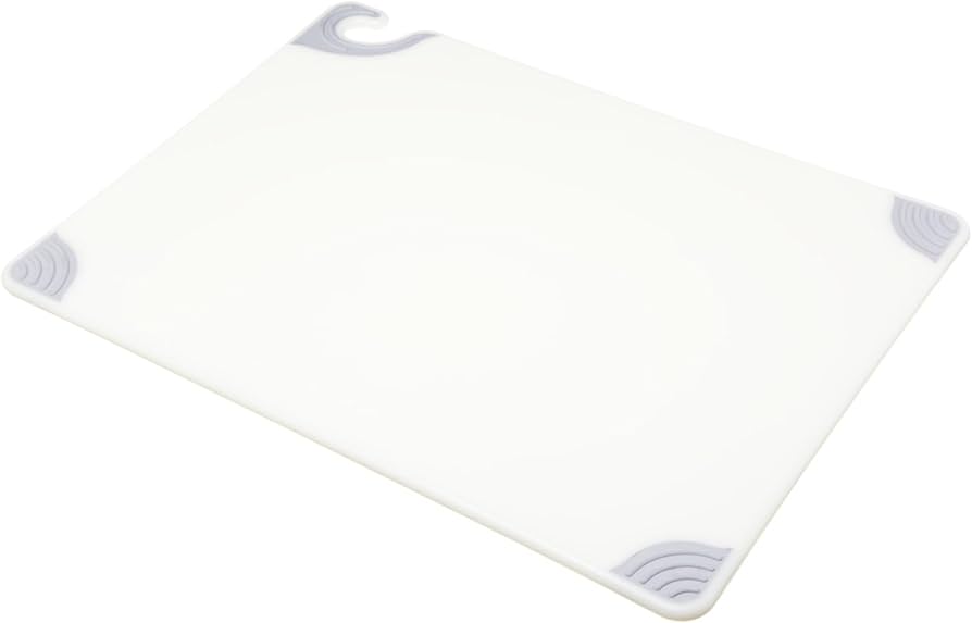 Amazon.com: San Jamar Saf-T-Grip Plastic Cutting Board with Safety