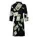 Soft Spa Bath Robe Fashion Robe With Pockets Lightweight Bathrobe For Men Money American Bill Dollars