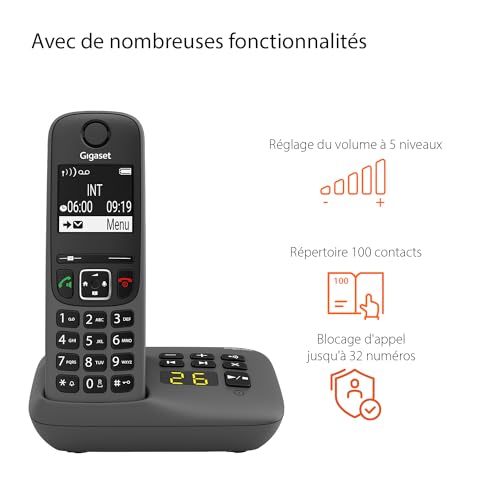 Telephone fixe pack telephones Gigaset L36852 H2844 N153 - vue 5