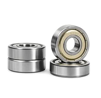 Rowglow 4 Pieces 6000zz 6000Z Ball Bearing 10 x 26 x 8 mm, Deep Groove ...