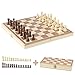 Echecs en Bois Echiquier Jeu d'échecs Pliable Jeux de Société Enfant Loisir Creatif Jeux de Voyage Enfant Adults 32 Jeu Echec Bois Jouet en Bois Enfant Fille Garcon 4 5 6 7 8 9 10 Ans