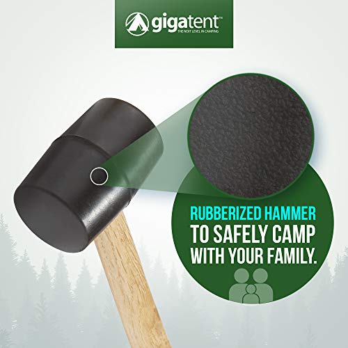 Gigatent 10-Piece Camping Stake Set - Complete Lightweight Tent Setup With Portable Bag - Essential Gear For Outdoor & Hiking #TOP4