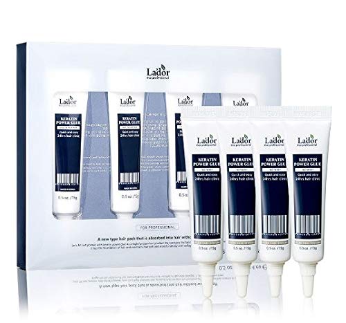Lador Keratin Power-Kleber Haarampullen (Keratin Ampulle) 15 ml x 4 Stück