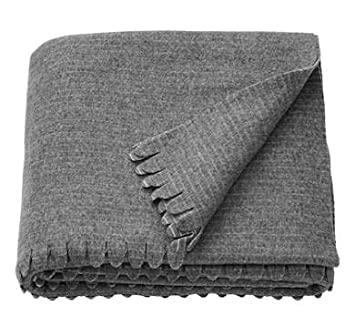 Graidient span ikeaTJÄRBLOMSTER Bedspread,Grey, 150x210 cm (59x83 ")-image-41