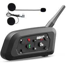 EJEAS V6 Pro+ Motorcycle Helmet Bluetooth 5.1 Intercom Headset, V6 Pro Upgraded Version, Equipped with Type-C Interface1 Pack