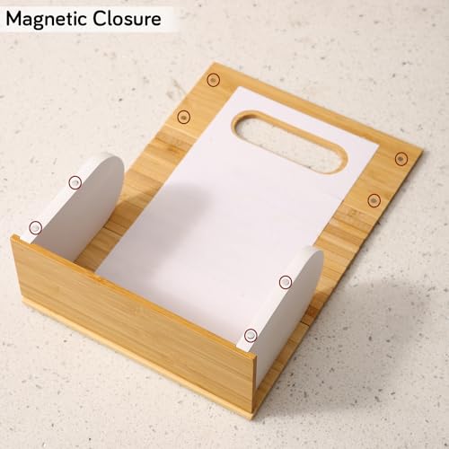 Image of HOKIPO Magnetic Wooden Tissue Box Holder (AR-5050)