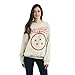 Bioworld Dragon Ball Z Hero Group & Dragon Ball Crew Neck Long Sleeve Tofu Reversible Sweatshirt-XL Off-white