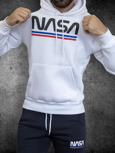 Sweat à capuche NASA molletonné avec poche frontale kangourou - 5