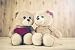 OEFMAF Jigsaw 1000 Pezzi per Adulti Bambini -Orsacchiotti Innamorati -Puzzle Impossibili,Bambini Puzzles Classici,Regalo Divertente Gioco per Famiglie per Bambini Adultidimensione:52X38Cm