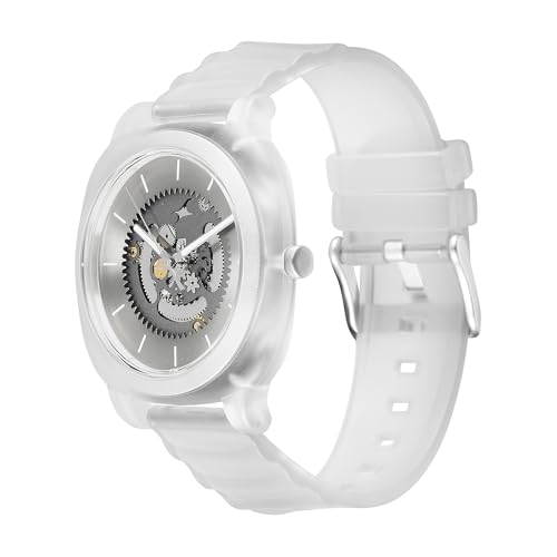 Fastrack Bare Quartz Analog Grey Dial Watch Silver Silver Storm - Image 4