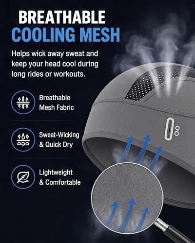 Image of Chicingyou 2 Pack Cooling Skull Cap with Glasses Hole