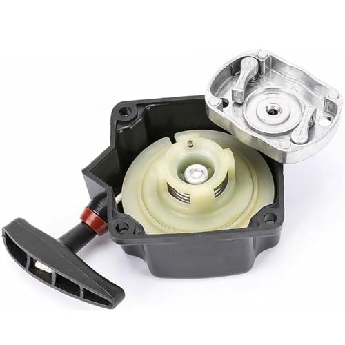 LIZIOOMEETLLY 2.6 inch Hole spacing Recoil Pull Starter Start fit for 49cc 52cc Brushcutter Whipper Snipper Trimmer String Trimmer Parts Garden Accessories Two-Stroke Easy Start