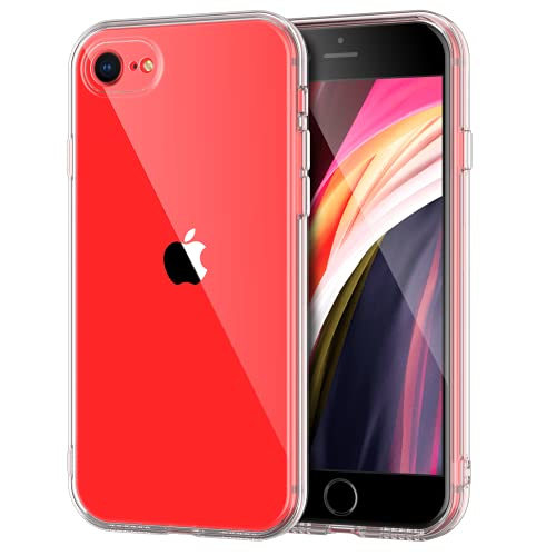 Shamo's Soft Tpu Clear Case For Iphone 7, 8, Se 2Nd & 3Rd Gen - Slim, Flexible & Protective Cover With Enhanced Grip & Shock Absorption - Convenient Carry Option With Lanyard Hole - Anti-Yellowing #TOP6