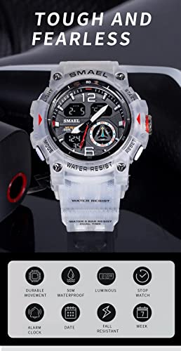 Image of Gosasa Men's Watches Multi Function Military S-Shock Sports Watch LED Digital Waterproof Alarm Watches