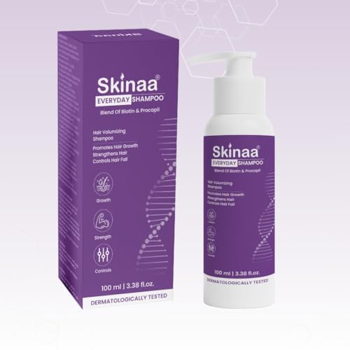 Image of Everyday Hard Water Anti Hair Fall Shampoo with Procapil and Biotin | Reduces Hair Fall and Breakage | Improves Scalp Health Provides Hair Growth | Dermatologically Formulated Scalp Care for Unisex (100 ml)