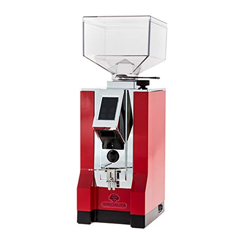 Eureka CD Macinacaffè elettrico rosso con acciaio Quern...