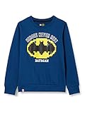 jungen pullover stricken anleitung kostenlos Mit LEGO Batman Motivdruck und Schriftzug HEROES NEVER REST.