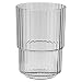 Produktbild APS 10568 Trinkbecher -LINEA- Hochwertiges Tritan Kunststoff Trinkglas mit 0,4 Liter, BPA frei, stapelbar, bruchfestes Mehrweg-Glas, wiederverwendbar und spülmaschinenfest, 400 ml, french grey