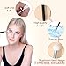 10Pcs Mushroom Makeup Puff Sponge Brush with Handle Foundation Sponge Powder Brush Concealer Sponge Eye Makeup Applicator for Women Girls (Black)