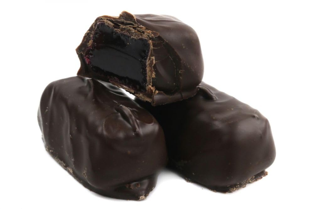 Cozy Confections Dark Chocolate Raspberry Jellies, 1 Pound