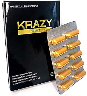 Krazy Night Gold-Best Male Enhancing Natural Performance 10 Capsules New Most Effective Natural