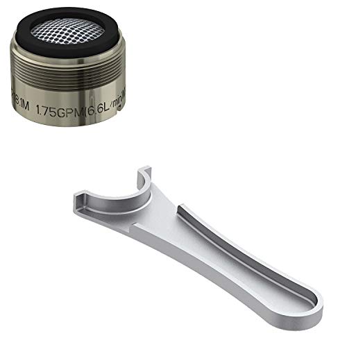 Danze DA613085NBN Junior Male Faucet Aerator Kit, 1.75 GPM, Brushed Nickel by GERBER - Used condition - CA$16.98