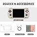 RG40XX H Retro Handheld Game Console RG40XXH Portable Gaming Console with 4'' IPS Screen Linux System Built-in 64G TF Card Preloaded Games 5000+ RG40XX H Supports 5G WiFi Bluetooth 4.2 Grey